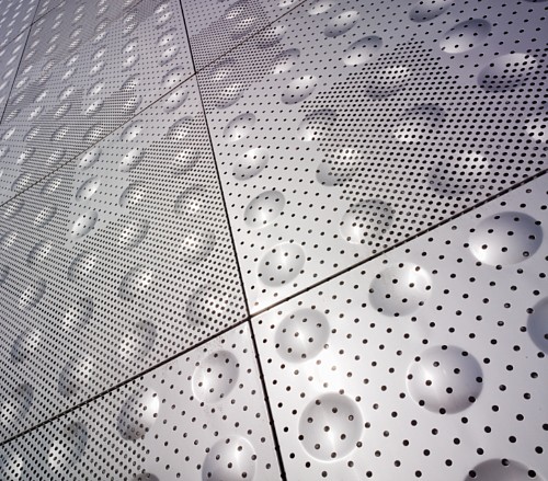 Domes, perforations and concave shapes - Ruban Bleu